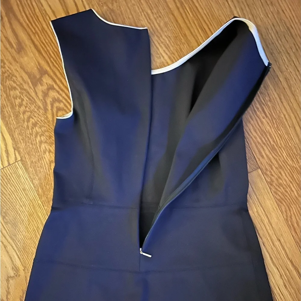 Tory Burch‎ Dress with Contrast Piping Work Board Room Preppy Academia